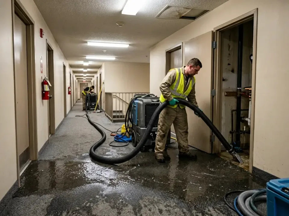 multi-unit-apartment-hallway-f-005 — frequently asked questions, Emergency Burst Pipe Water Extraction & Removal in Shorewoo…